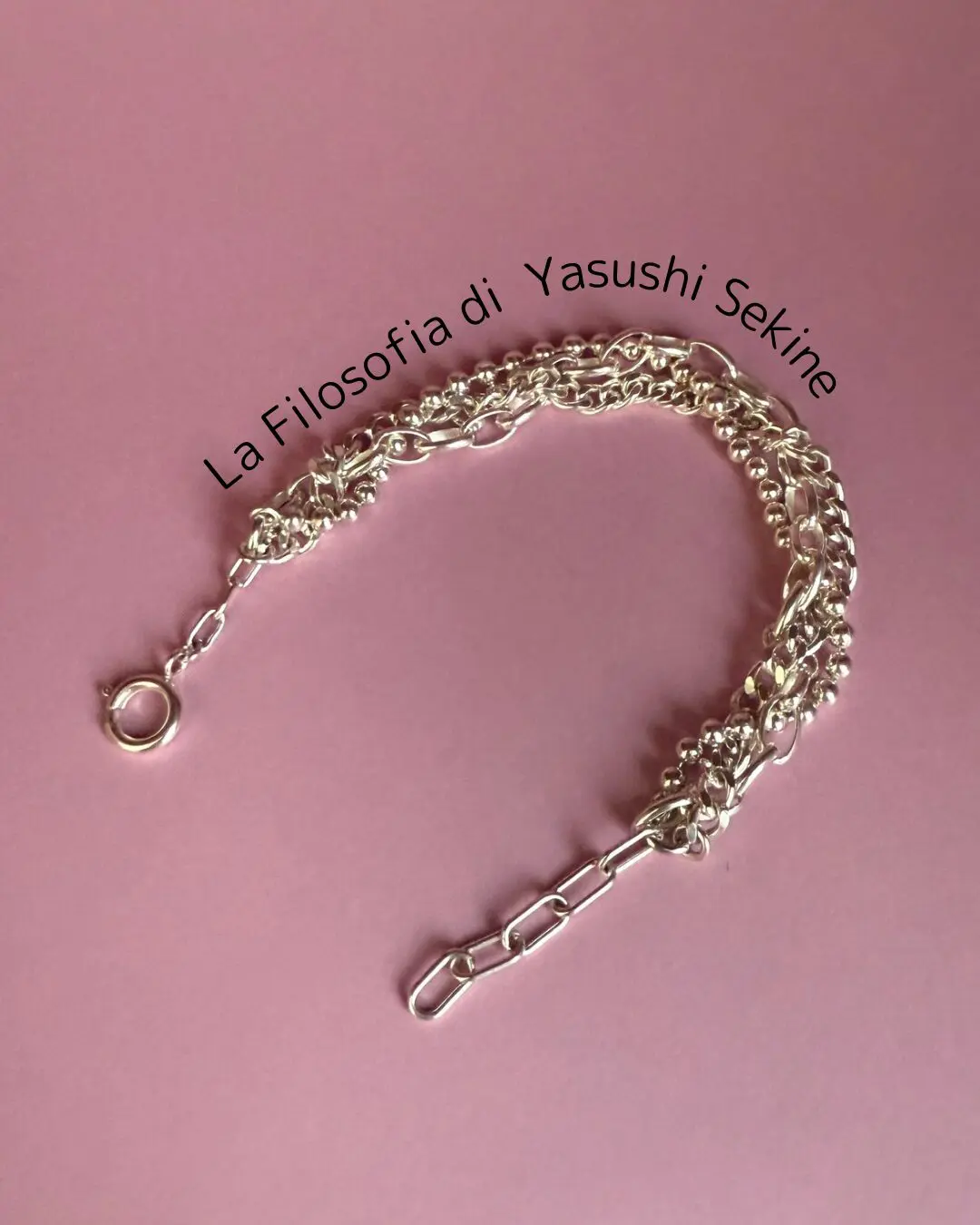 La Filosofia di Yasushi Sekine】 Mixチェーンブレスレット‐2 | Wild